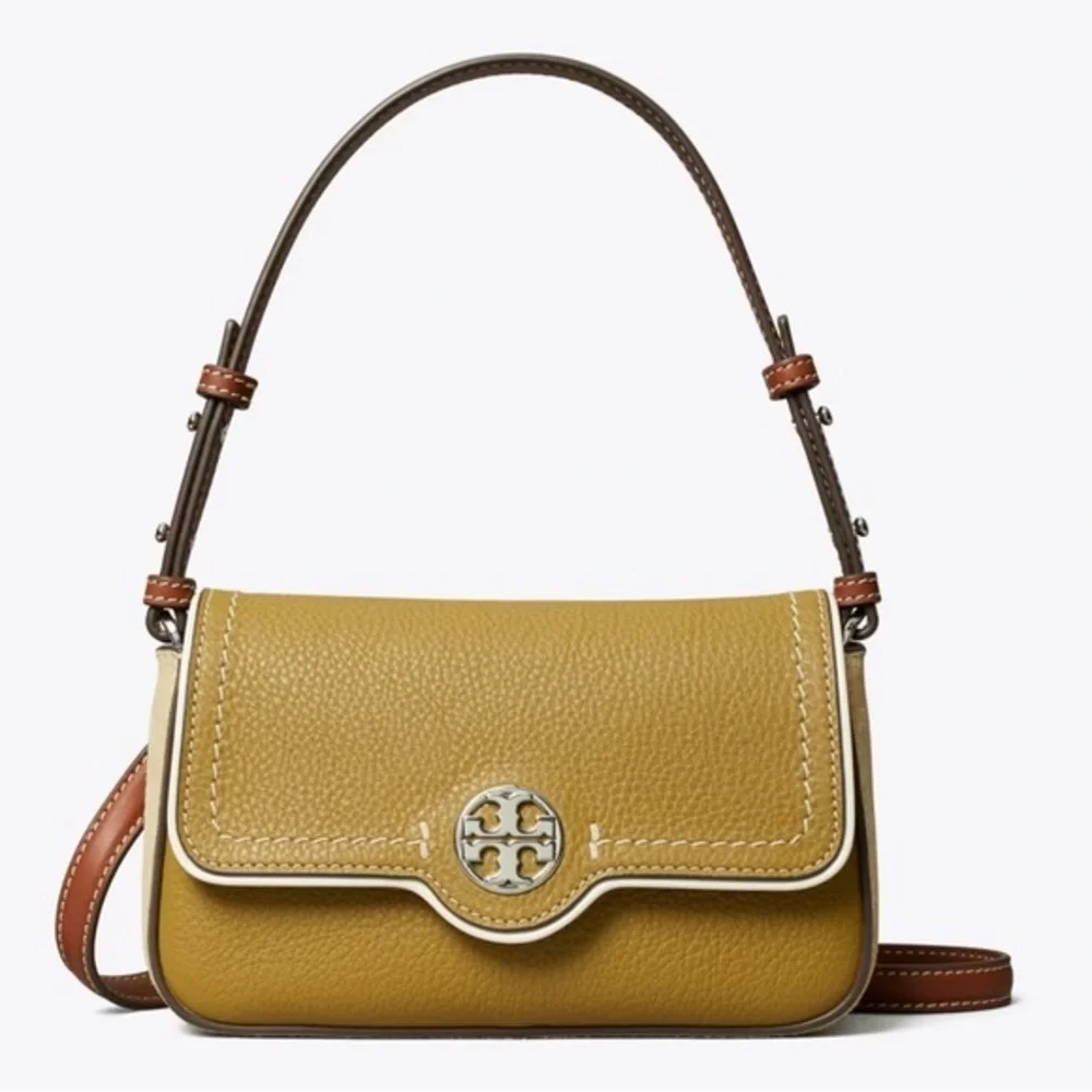Tory Burch Mustard Leather Shoulder Bag